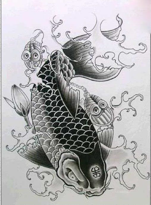 鲤鱼纹身